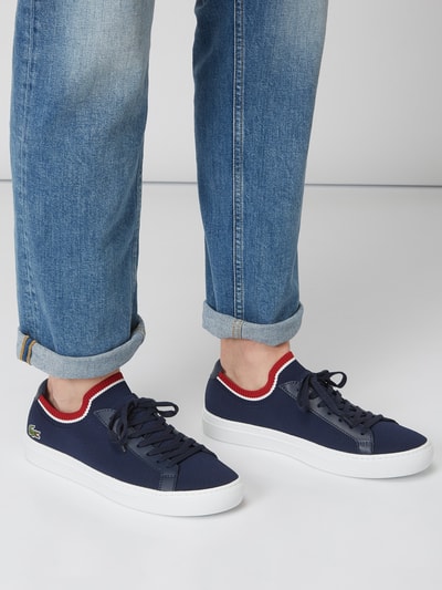 Lacoste Sneaker 'La piqué' met ribboorden Donkerblauw - 3