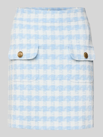 SEDUCTIVE Minirock mit aufgesetzten Pattentaschen Modell 'PARIS' Hellblau 2