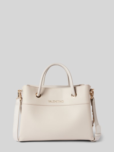 VALENTINO BAGS Handtasche mit Label-Detail in metallic Stein 1