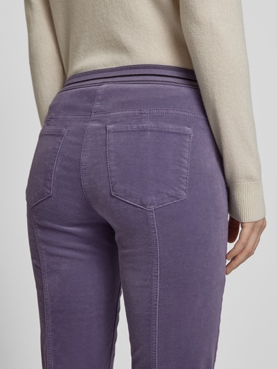 Luisa Cerano Regular fit jeans in 5-pocketmodel Mauve - 3