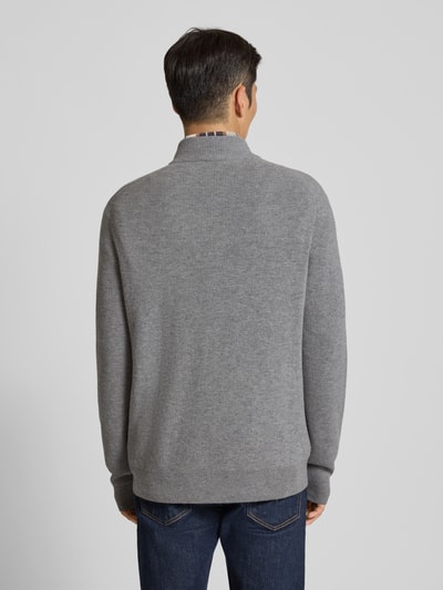 MAERZ Muenchen Cardigan van scheerwol met tweewegsritssluiting Middengrijs - 5