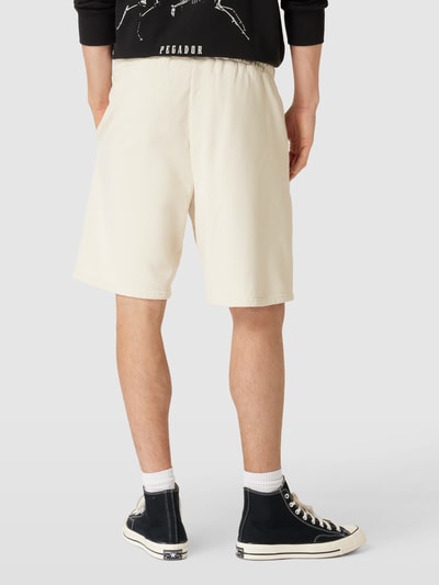 PEGADOR Sweatshorts mit Label-Detail Modell 'Boyd' Offwhite 5