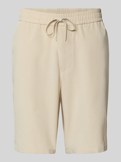 BOSS Green Regular Fit Shorts mit Tunnelzug Beige 2