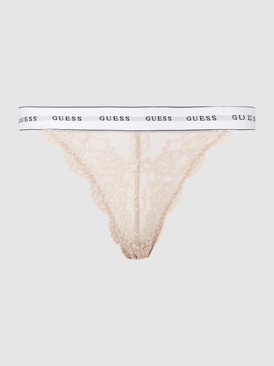 Guess String mit Spitze Modell 'BELLE BRAZILIAN' Beige 2