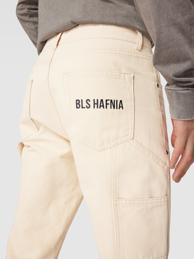 BLS HAFNIA Stoffen broek met 5-pocketmodel Beige - 3