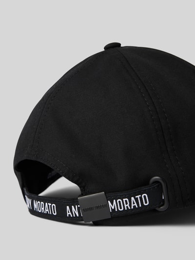 Antony Morato Czapka z daszkiem i nadrukiem z motywem Czarny 3