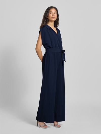 GUIDO MARIA KRETSCHMER WOMAN Jumpsuit mit Plisseefalten Modell 'Cornelia' Dunkelblau 1