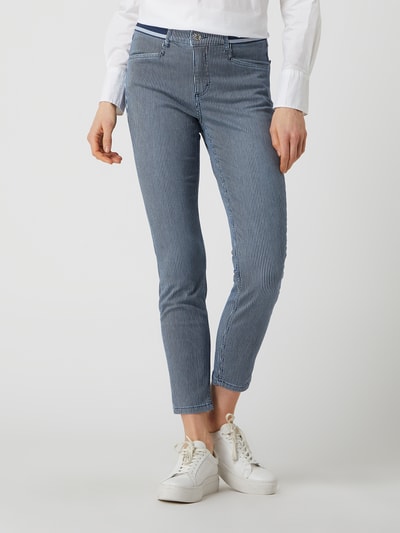 Angels Cropped Jeans mit Stretch-Anteil Modell 'Ornella Sporty'  Dunkelblau 4