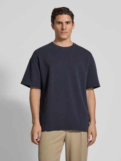 Strellson T-shirt z okrągłym dekoltem model ‘Pico’ Ciemnoniebieski 4