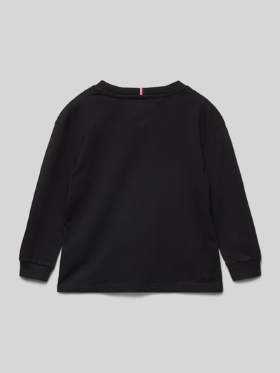 Tommy Hilfiger Kids Sweatshirt mit Logo-Stitching Black 3