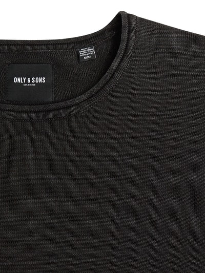 Only & Sons Pullover aus Baumwolle Modell 'Garson' Black 2