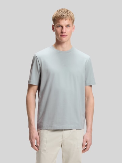 BOSS Orange Relaxed Fit T-Shirt aus reiner Baumwolle Modell 'TCHUP' Eisblau 4