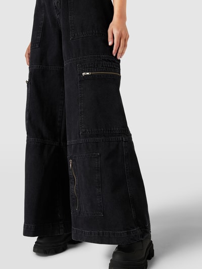 The Ragged Priest Jeans met ritszakken, model 'CLACKER' Zwart - 3