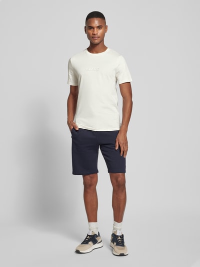 Guess Activewear T-shirt met labelprint Offwhite - 1