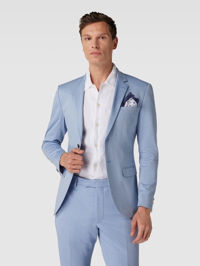 JOOP! Collection Slim Fit 2-Knopf-Sakko Modell 'Damon' Blau 4