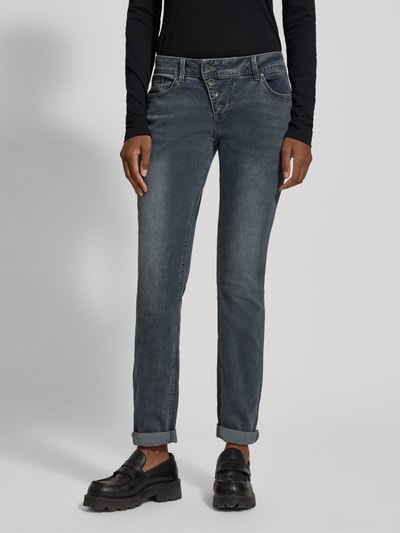 Buena Vista Slim fit jeans in 5-pocketmodel, model 'MALIBU' Donkergrijs - 4