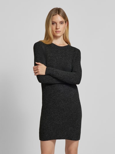 Vero Moda Strickkleid mit langem Arm Modell 'DOFFY' Metallic Black 4