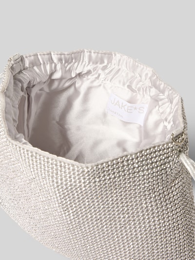 Jake*s Cocktail Handtasche mit Strasssteinbesatz Silber 5