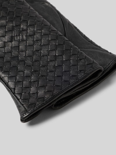 FI.NE Handschuhe in Leder-Optik Black 2