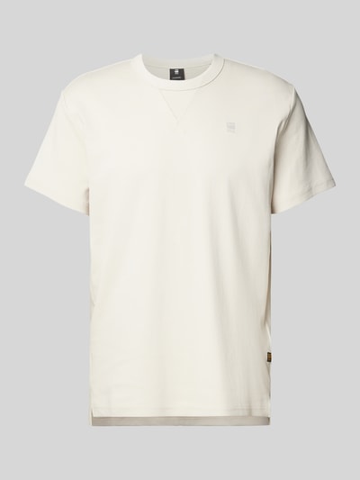 G-Star Raw T-Shirt mit Label-Stitching Modell 'Nifous' Offwhite 2