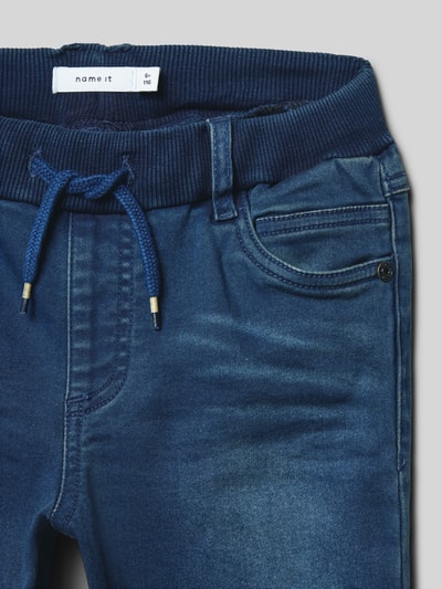 Name It Baggy Fit Jeans mit elastischen Abschlüssen Modell 'BEN' Dunkelblau 2