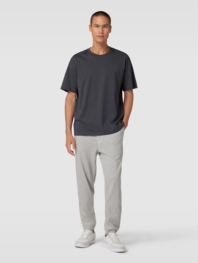 Marc O'Polo Sweatpants in melierter Optik Modell 'FRENCH TERRY' Mittelgrau Melange 1