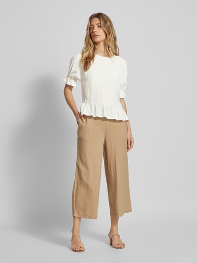 Vero Moda Blouse met structuurmotief, model ‘NABIA’ Wit - 1