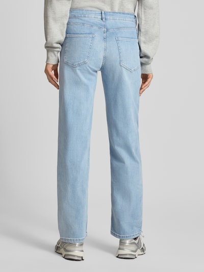 REVIEW Straight Fit Jeans aus Baumwoll-Mix Hellblau 5