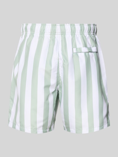 Shiwi Regular Fit Badehose mit Label-Patch Schilf 3