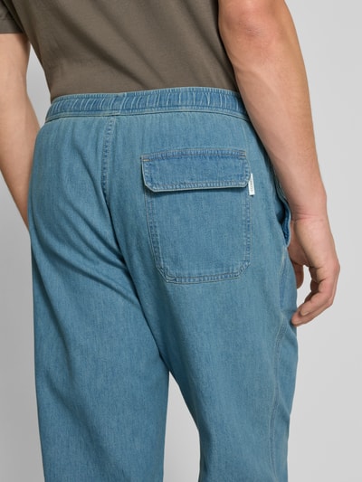 Closed Stoffhose mit elastischem Bund Jeansblau 3