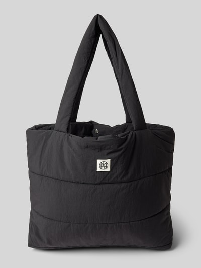 MSCH Copenhagen Shopper mit Label-Detail Modell 'SASJA' Black 2