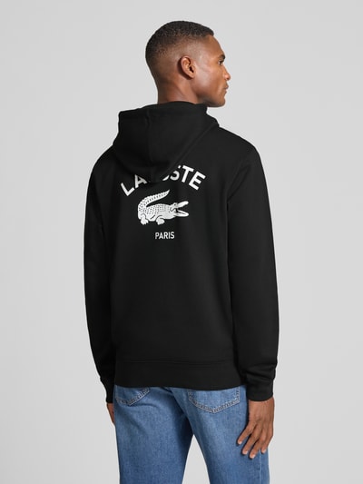 Lacoste Regular Fit Hoodie aus reiner Baumwolle Black 5