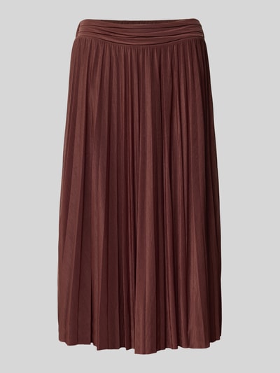 GUIDO MARIA KRETSCHMER WOMAN Plooirok met elastische band, model 'Astrid' Bordeaux - 2