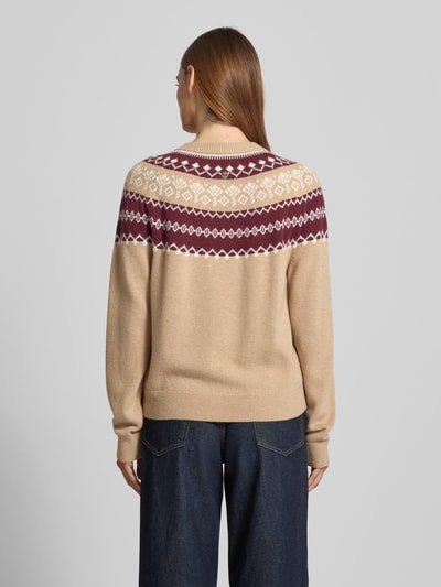 JOOP! Kardigan z dzianiny z domieszką kaszmiru model ‘KLODA’ Camel 5