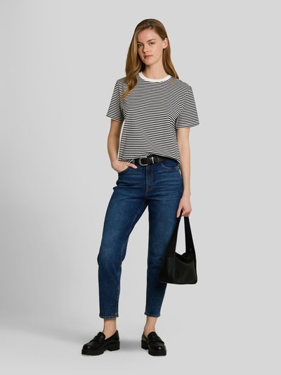 Tom Tailor Denim Boxy fit T-shirt van puur katoen Zwart - 1