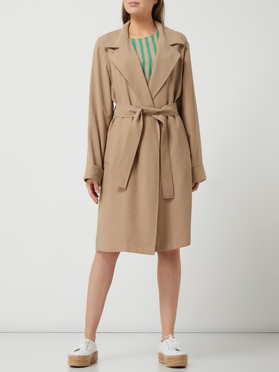 Jake*s Collection Trenchcoat met steekzakken  Roodbruin - 5