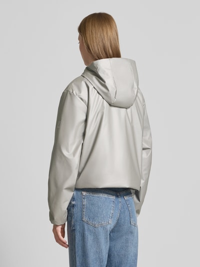 RAINS Jack met capuchon, model 'Lohja' Lichtgrijs - 5