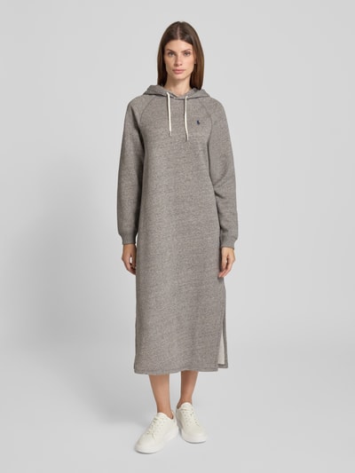 Polo Ralph Lauren Sukienka z dzianiny dresowej z kapturem Średnioszary 4