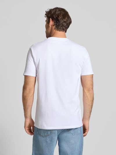 ARMANI EXCHANGE T-shirt z nadrukiem z logo Biały 5