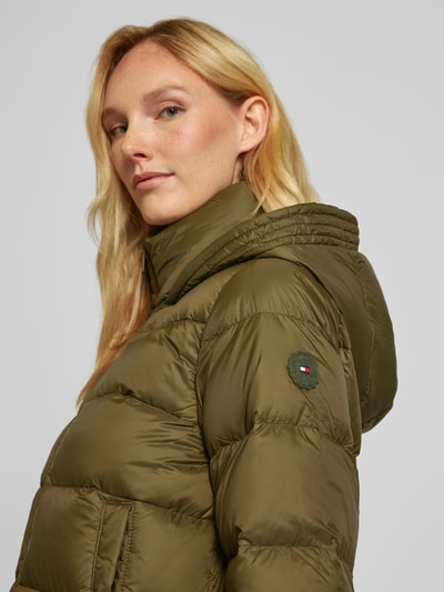 Tommy Hilfiger Kurtka puchowa ze stójką Khaki 3