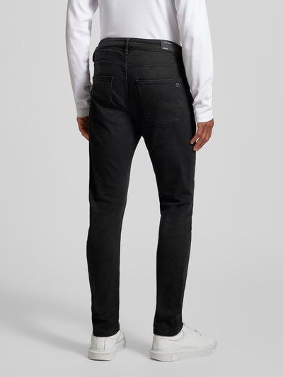 ELIAS RUMELIS Tapered Fit Mid Rise Jeans im 5-Pocket-Design Modell 'Noel' Anthrazit 5