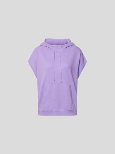 LouLou Studio Hoodie mit verkürzten Ärmeln Lavendel 2