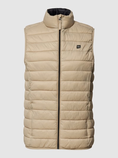 Blend Bodywarmer met labeldetail, model 'Romsey' Beige - 2