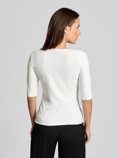 Emporio Armani T-Shirt mit 1/2-Arm Modell 'JUMPER' Offwhite 5