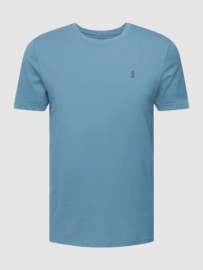 NO EXCESS T-Shirt mit Logo-Print Hellblau 2