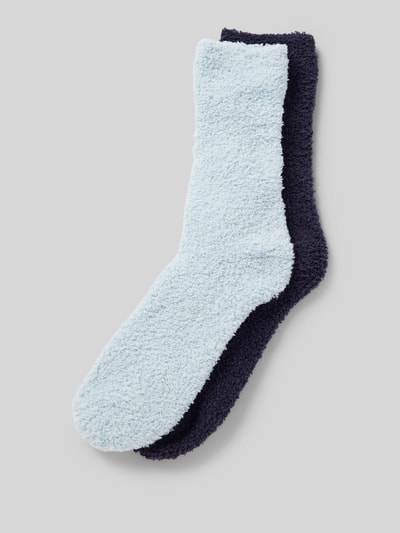 camano Socken aus Teddyfell im 2er-Pack Blau 1