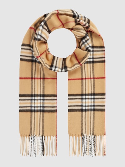 Fraas Schal mit Tartan-Karo Camel 1