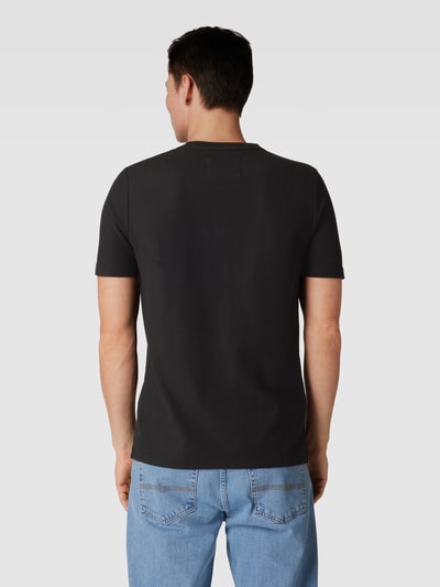 Fynch-Hatton T-Shirt mit Logo-Stitching Black 5