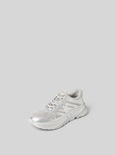 Kenzo Sneaker mit Schnürverschluss Silber 2