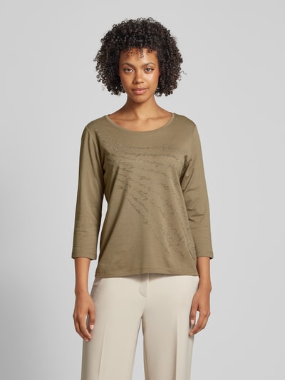 Monari Longsleeve mit 3/4-Ärmel Khaki 4